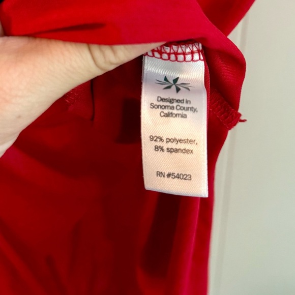 Athleta Red T Back Strap Power Of She Workout Tank Top Womens Size XS - Picture 7 of 13